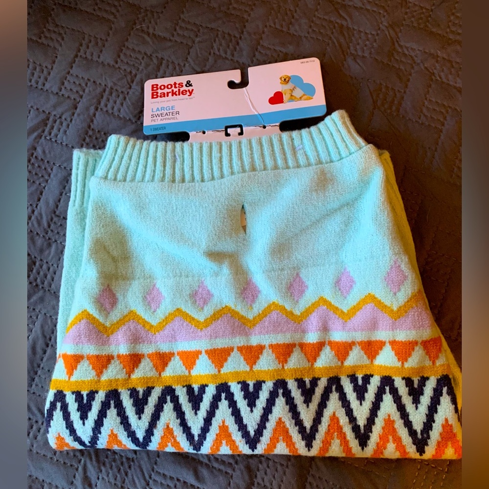 Dog sweater from Target. Never worn.